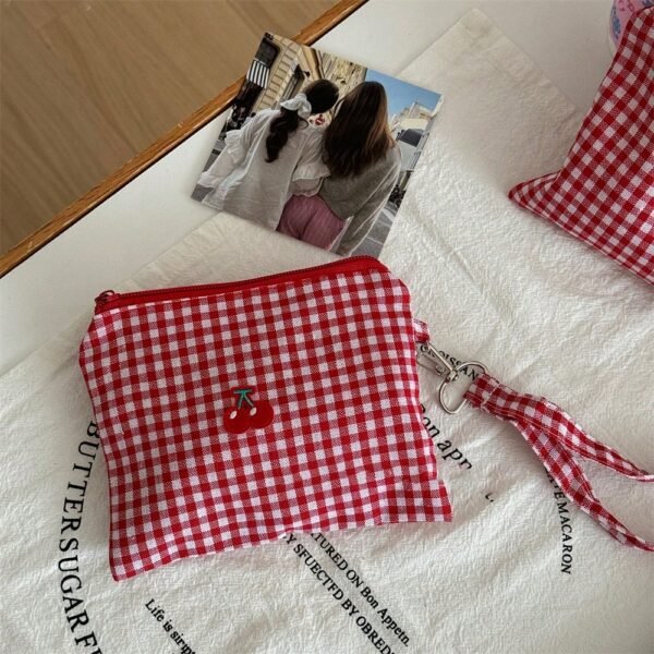 1 pcs trousse maquillage cerises – Image 8