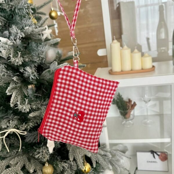 1 pcs trousse maquillage cerises – Image 7