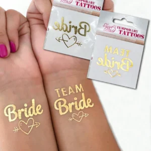6 pcs tatouages mariée