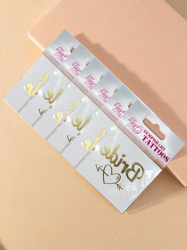 6 pcs tatouages mariée – Image 3