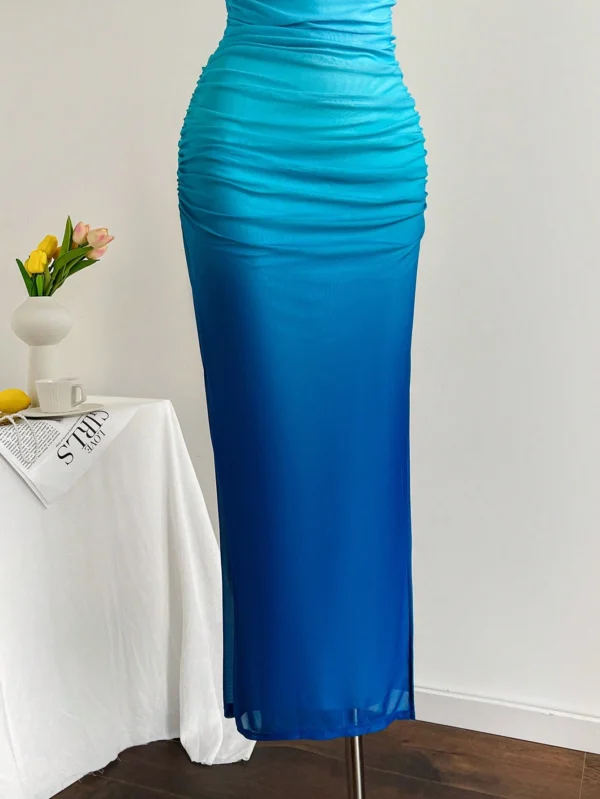Soleia Robe fendue maille – Image 3