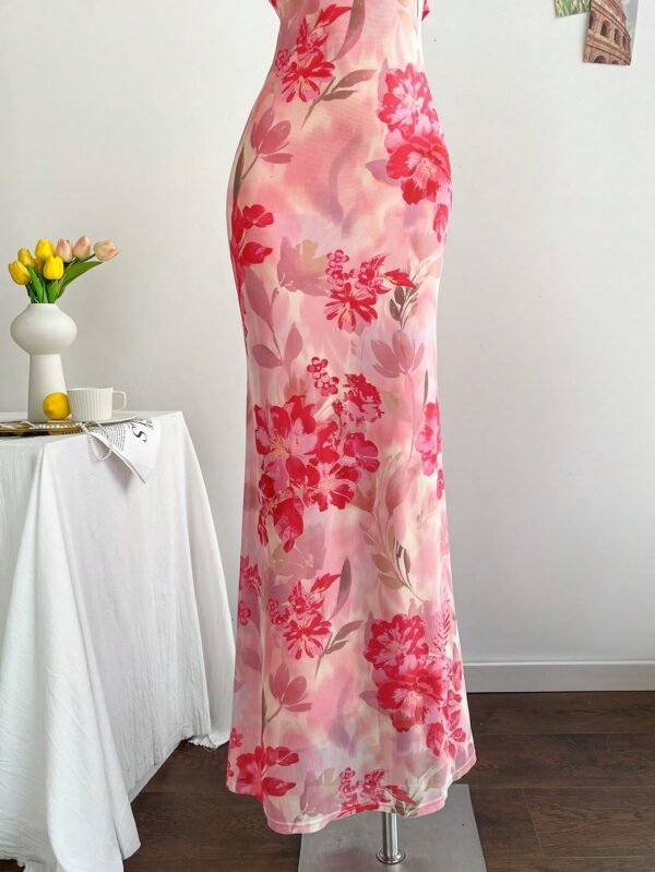 Soleia Robe sirène fleurie – Image 3