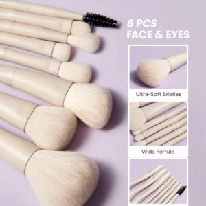 8 pcs pinceaux SHEGLAM pro
