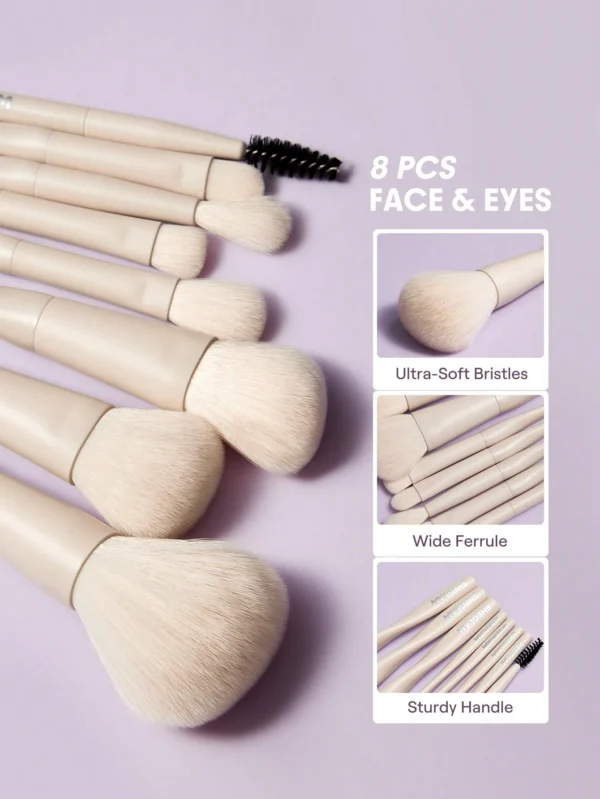 8 pcs pinceaux SHEGLAM pro
