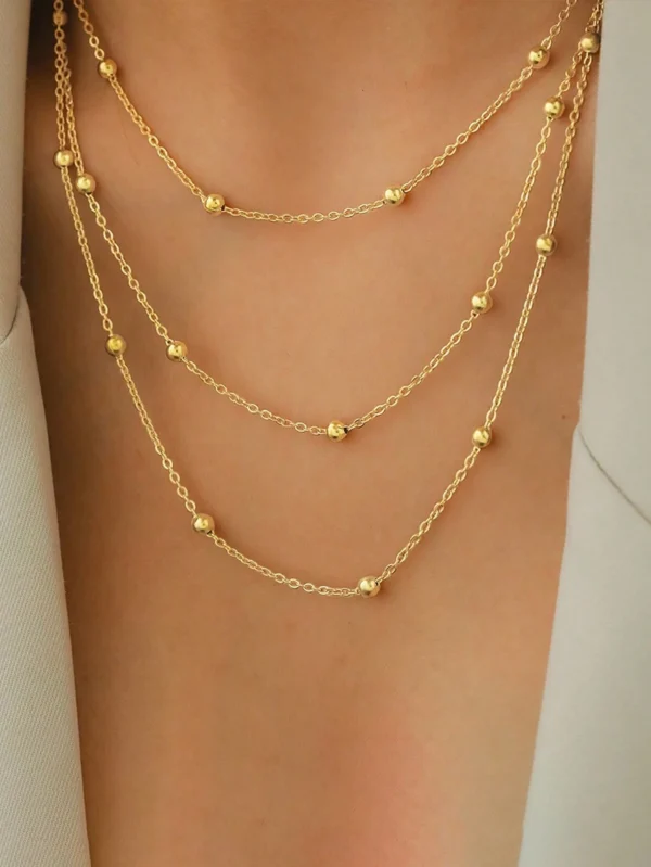 Collier Long Perles Femme