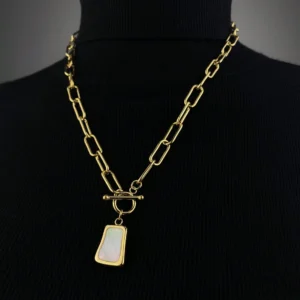 Collier Vintage Perle Blanc