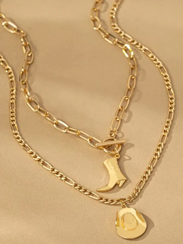 Collier Jean Pendentif Métal – Image 12