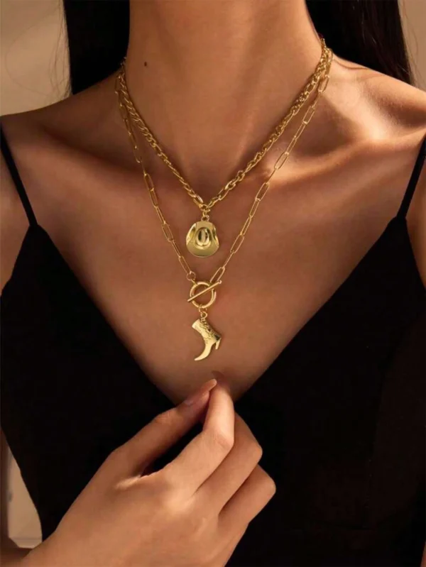 Collier Jean Pendentif Métal – Image 7