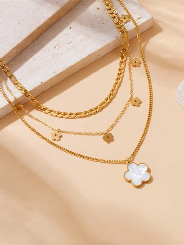 Collier Fleur Coquillage Multi – Image 10