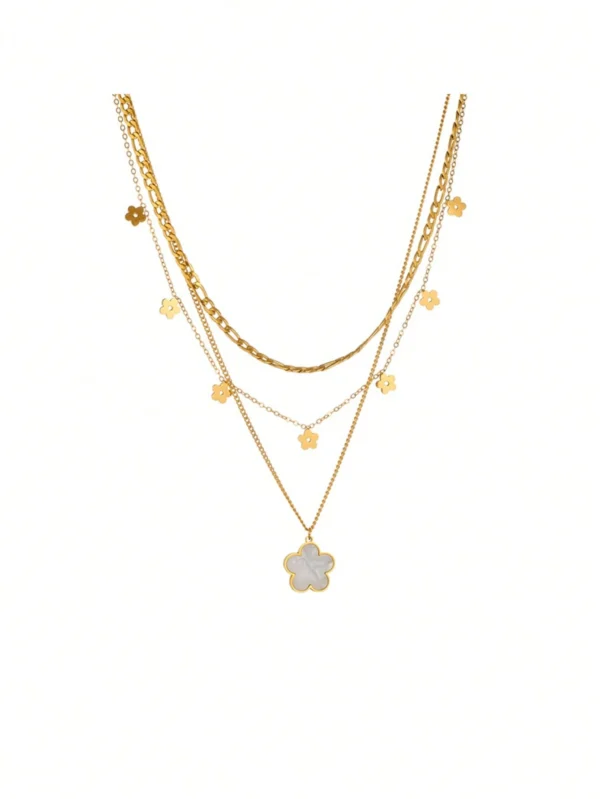 Collier Fleur Coquillage Multi – Image 6