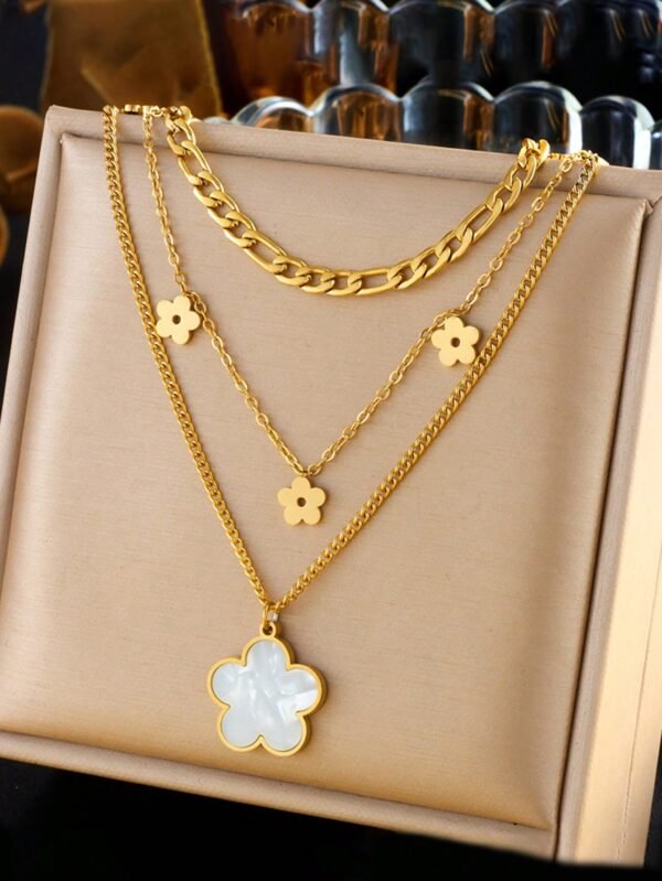 Collier Fleur Coquillage Multi – Image 9