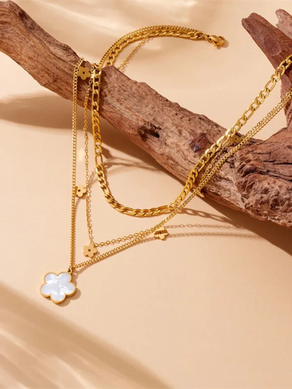 Collier Fleur Coquillage Multi – Image 12