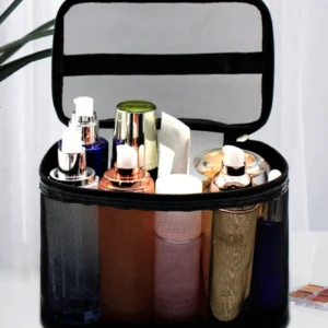 Sac maquillage maille femme