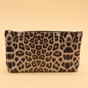 1 pcs trousse maquillage léopard