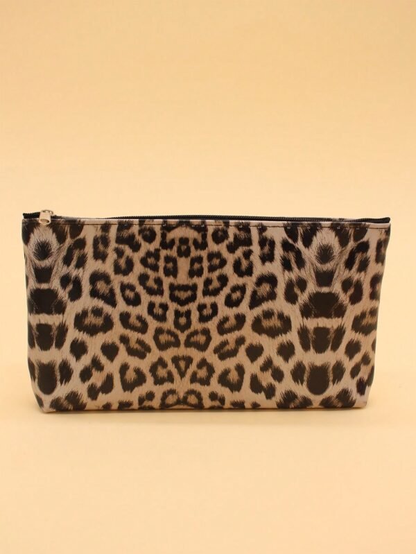 1 pcs trousse maquillage léopard – Image 3