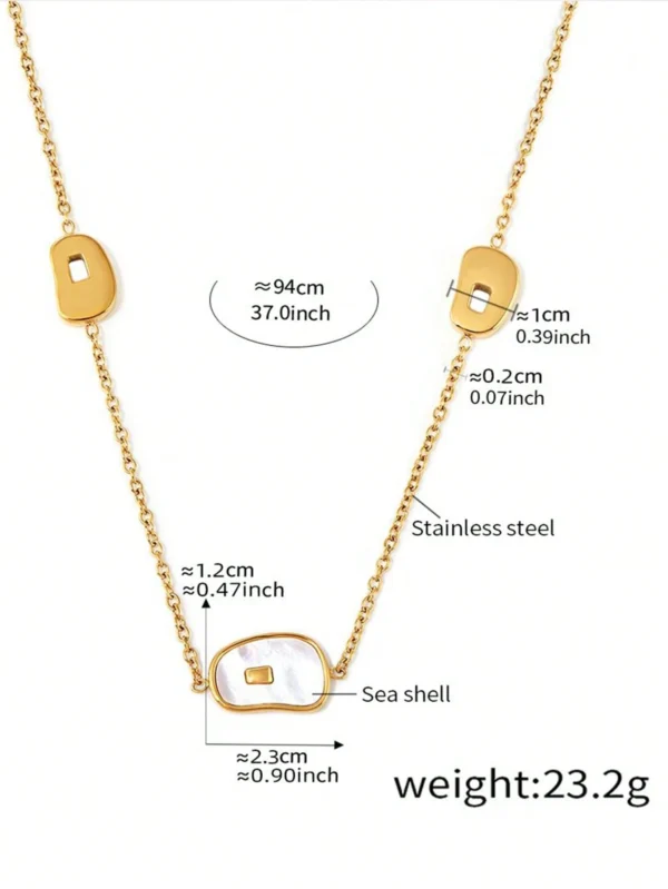 Collier Français Coquillage Luxe – Image 5
