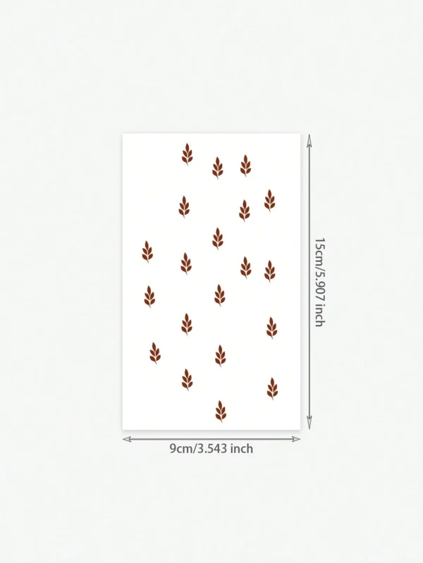 1 pc tatouage main rouge – Image 4