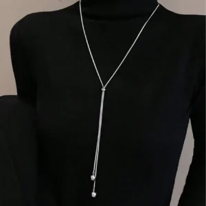 Collier Perles Rondes Gland