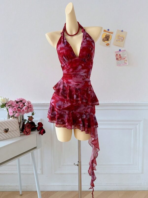 Elamini Robe été imprimée