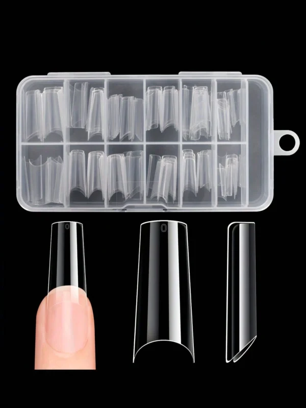 120 pcs tips gel carrés mi-longs – Image 8