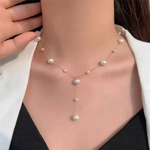 Collier Perles Plastique Franges – Image 10