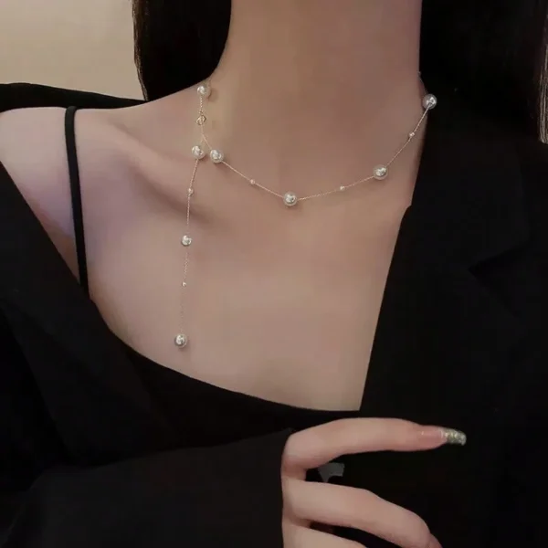 Collier Perles Plastique Franges – Image 11