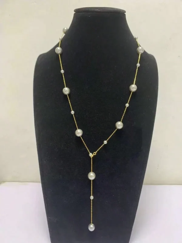 Collier Perles Plastique Franges – Image 12