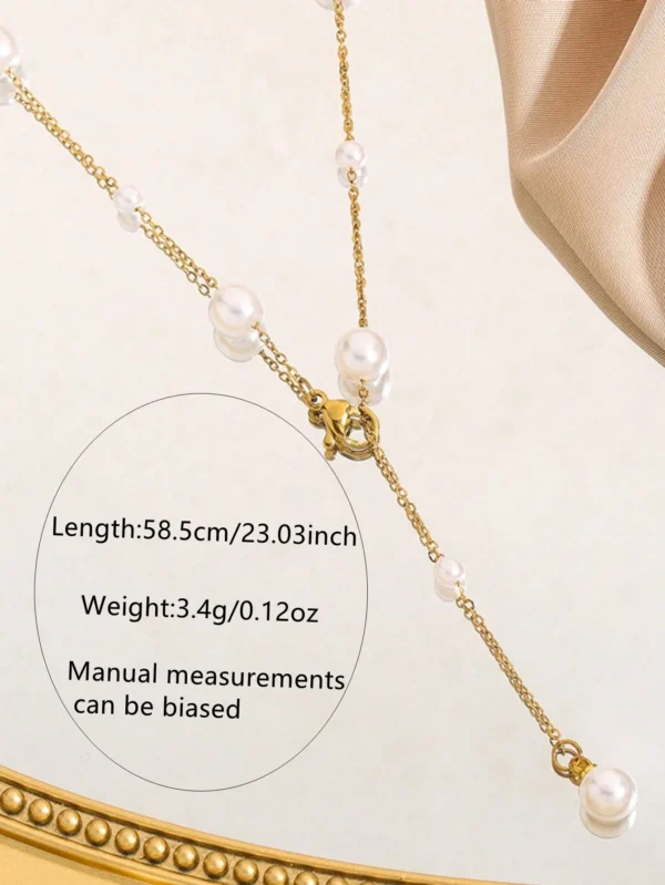 Collier Perles Plastique Franges – Image 14