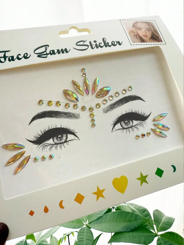 1 pc stickers visage cristal – Image 2