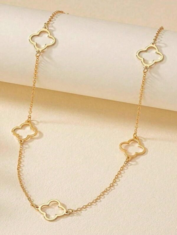 Collier Long Trèfle Dé – Image 2