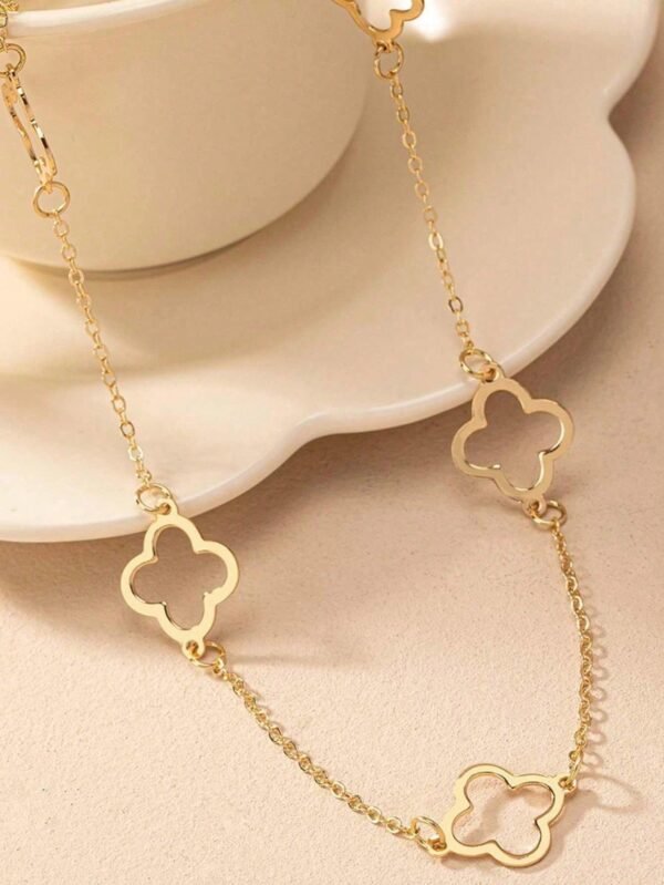 Collier Long Trèfle Dé – Image 3