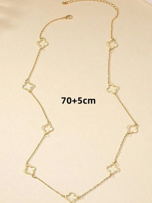 Collier Long Trèfle Dé – Image 4