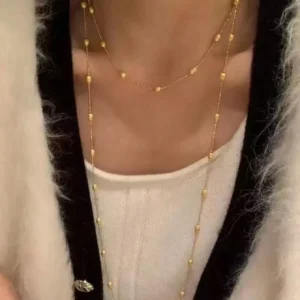 Collier Chaîne Sphères
