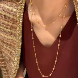 Collier Chaîne Sphères