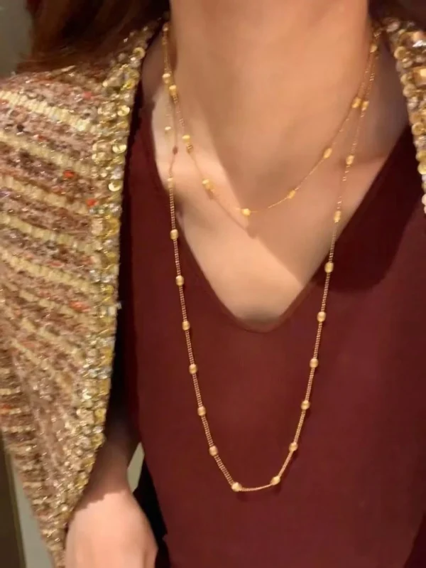 Collier Chaîne Sphères