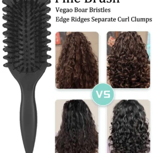 Brosse définissante boucles