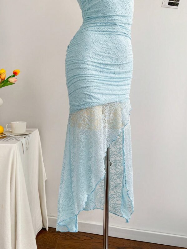 Soleia Robe asymétrique jaune – Image 6
