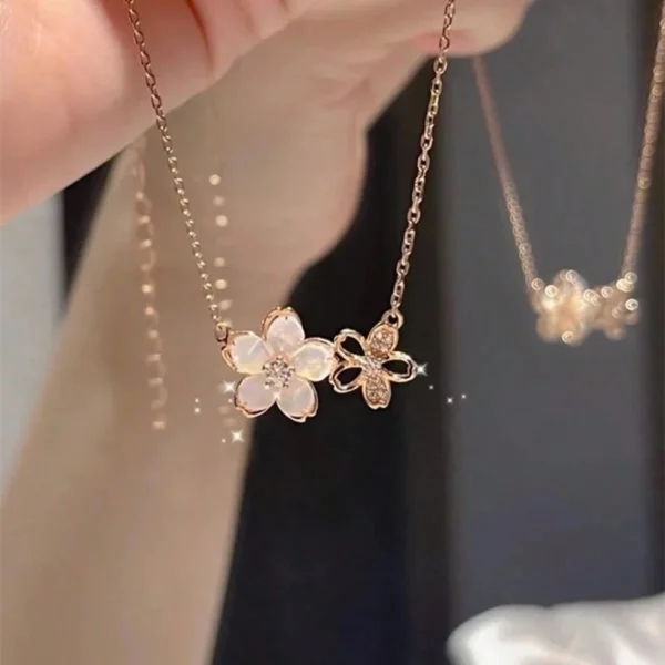 Collier Sakura Nacre Inox – Image 2