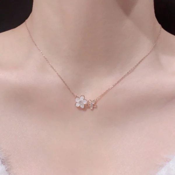 Collier Sakura Nacre Inox – Image 7