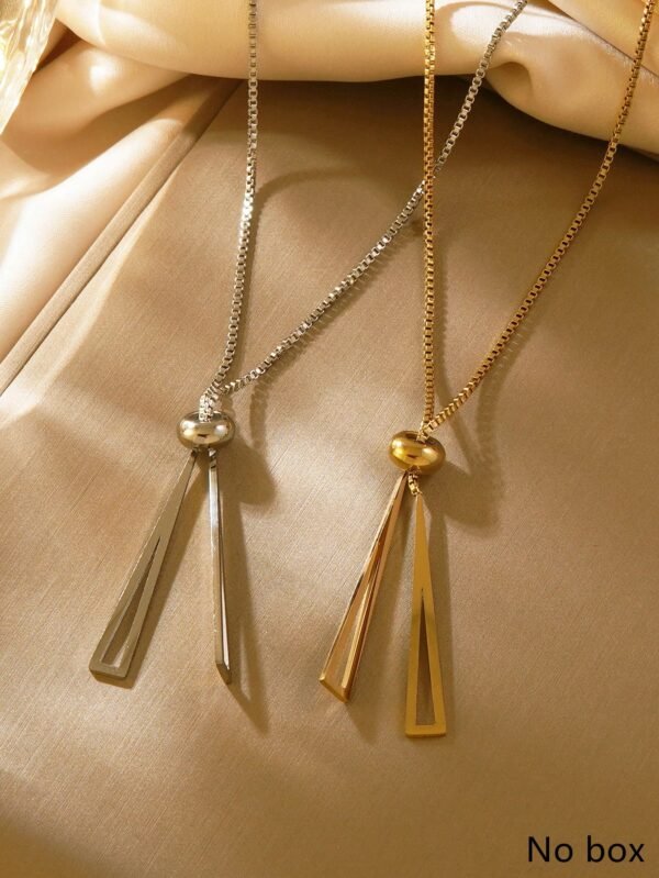 Collier Triangle Géométrique Gland – Image 3