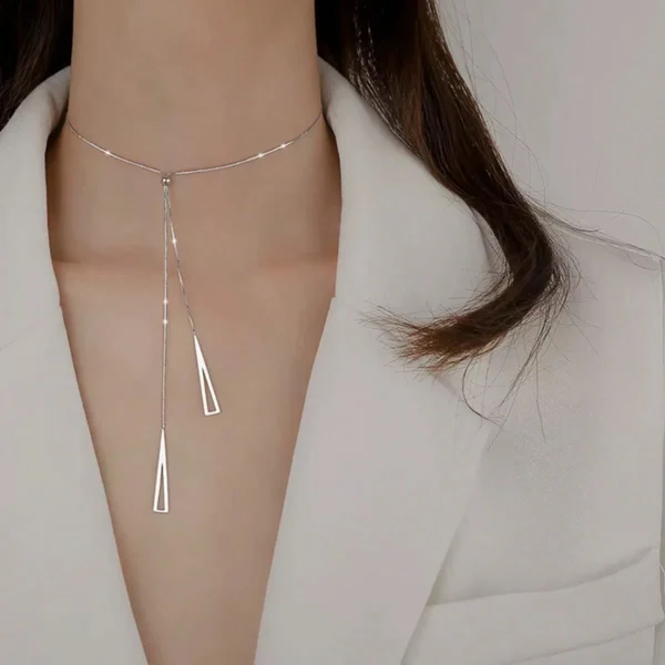 Collier Triangle Géométrique Gland – Image 6