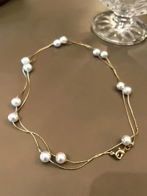 Collier Perles Double Rang – Image 8