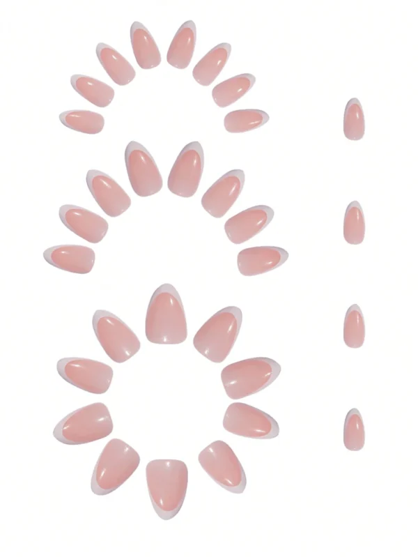 30 pcs ongles amande French classiques – Image 3