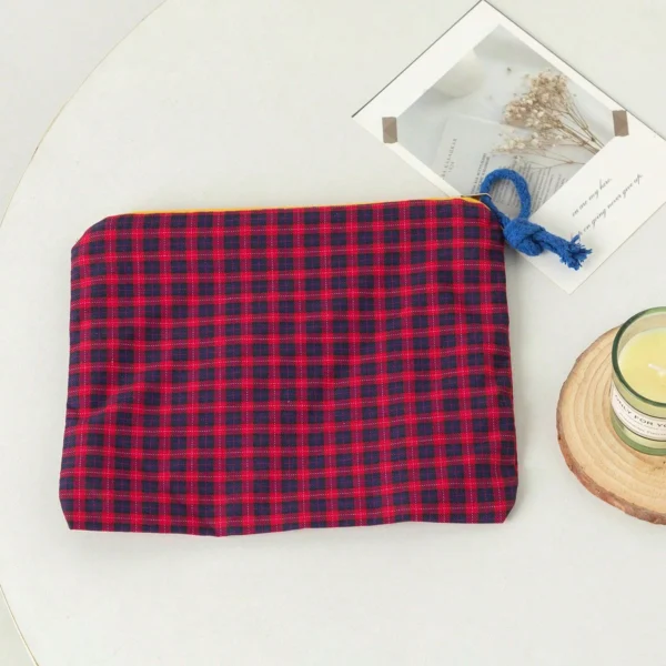 1 pc sac maquillage zippé coloré – Image 15