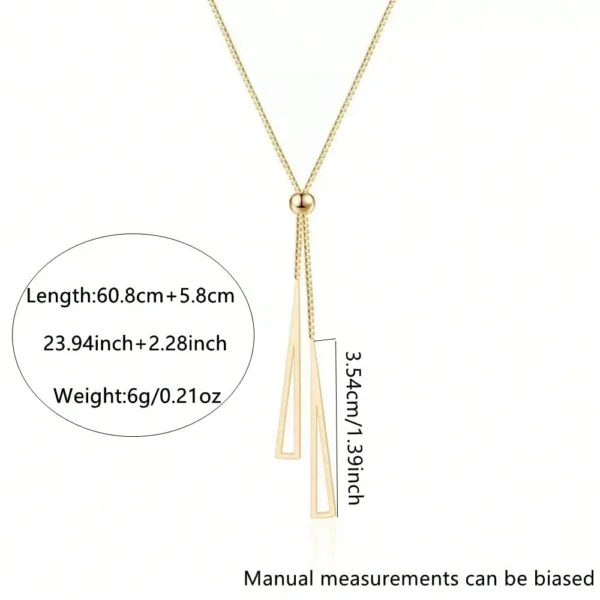 Collier Triangle Géométrique Gland – Image 24