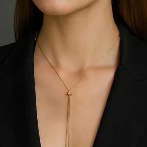 Collier Long Y Serpent