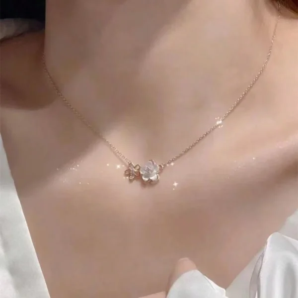 Collier Sakura Nacre Inox – Image 6