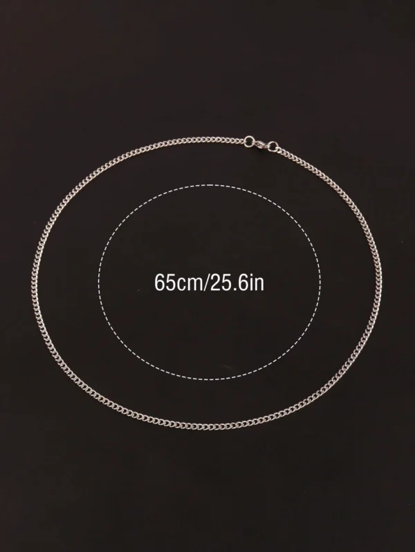 Collier Acier Inox Poli – Image 35