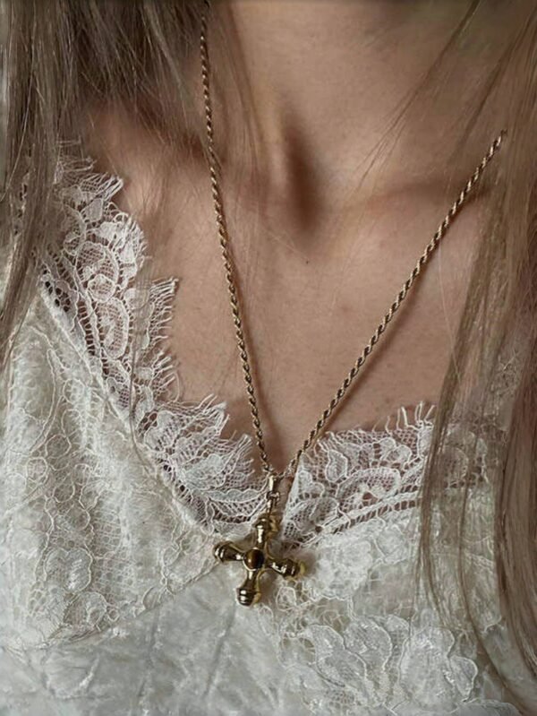 Collier Pendentif Ellipse Dé – Image 4