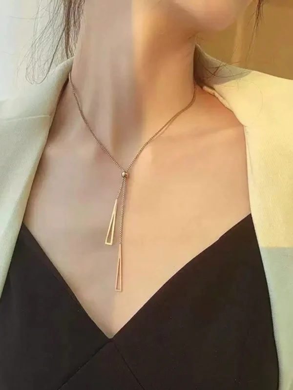 Collier Triangle Géométrique Gland – Image 12